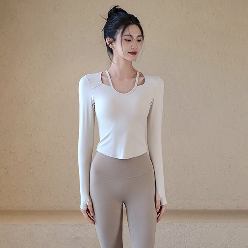 Bare Stretch Long Sleeve with Padding
