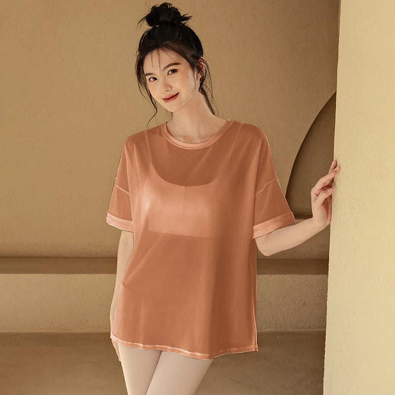 Sun protection quick-drying short sleeves
