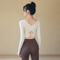 Slim-Fit Long Sleeve with Beautiful Back Design