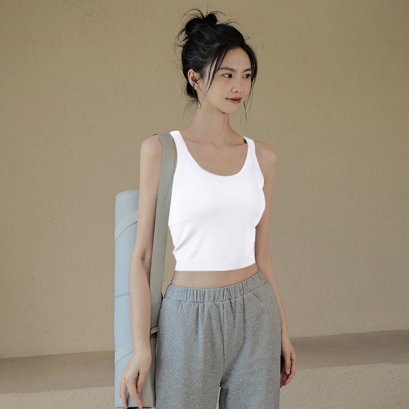 Integrated vest with chest pads