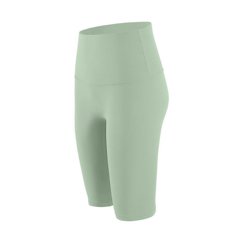 High-waisted skin-friendly breathable cropped pants