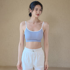 High-end sexy skin-friendly all-in-one fitness shockproof gathered sports beauty back bra