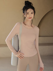 Sexy long sleeves with chest pads