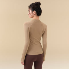 Fall yoga running fitness jacket