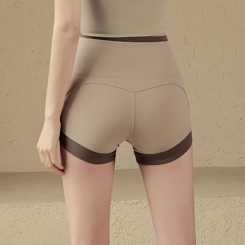 Quick-drying peach buttocks three-point pants