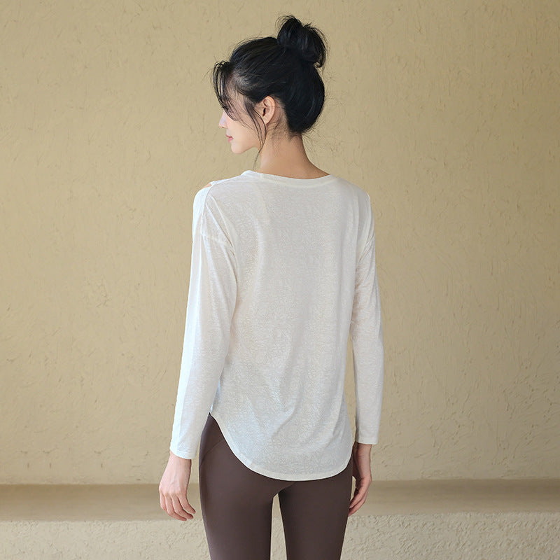 Loose Breathable Long Sleeve T-Shirt
