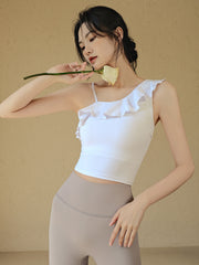 Premium sleeveless chest pad sports vest