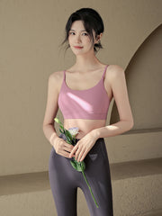 Thin strap sports bra
