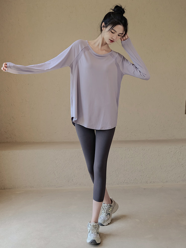 Quick-dry yoga long sleeve