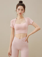 High-end yoga t-shirt