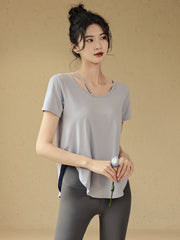 Loose quick-dry yoga t-shirt