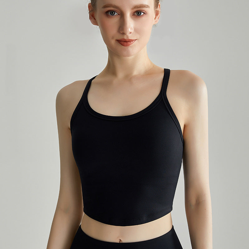 Thin strap racerback tank