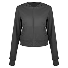 Autumn and winter breathable side pocket sports jacket