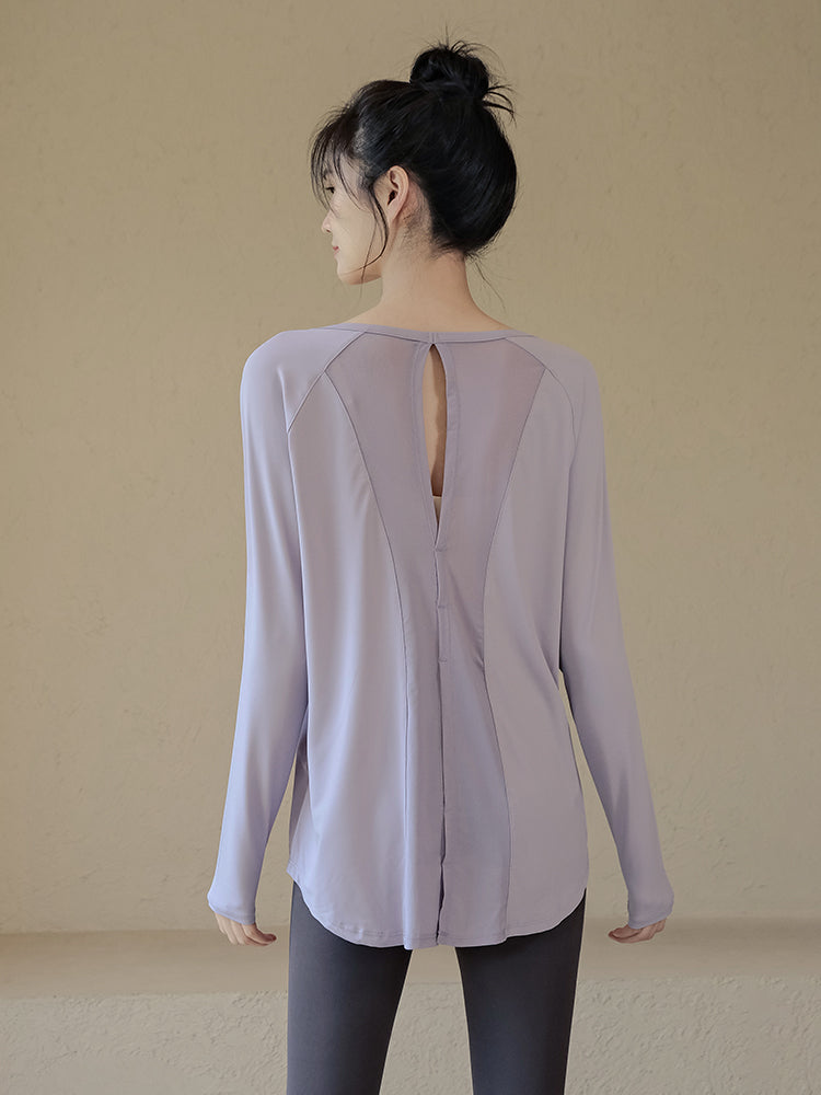 Quick-dry yoga long sleeve