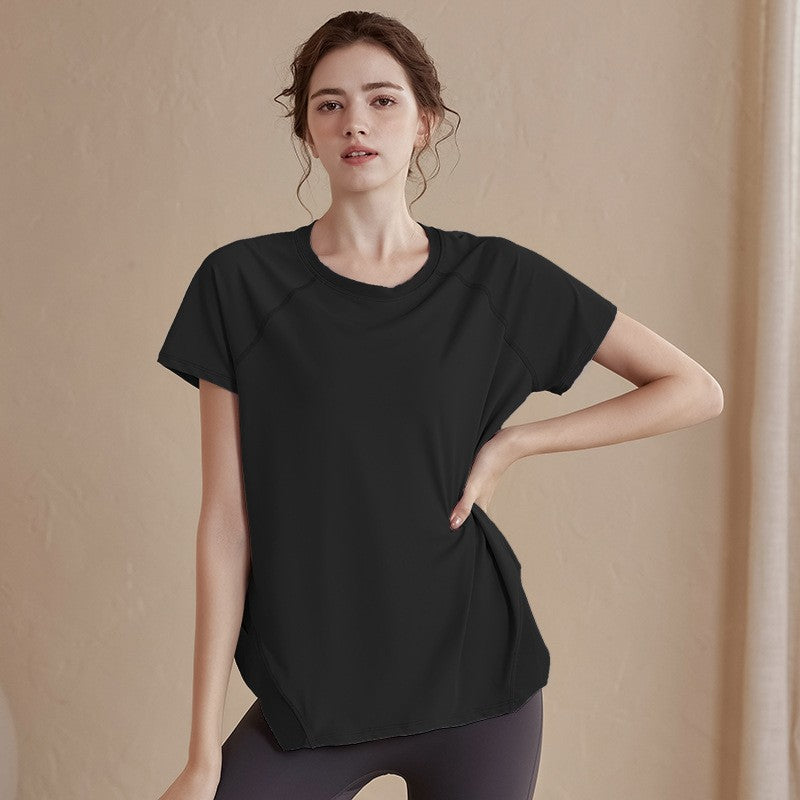 Loose slimming sports T-shirt short sleeves