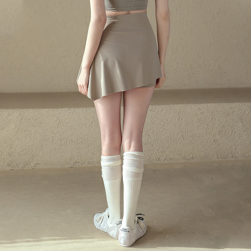 2 In 1 Anti Exposure Skort Sports Yoga Tennis Skirt