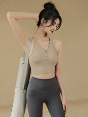 Cross back bra