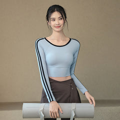 Long Sleeve with Built-In Bra Pad