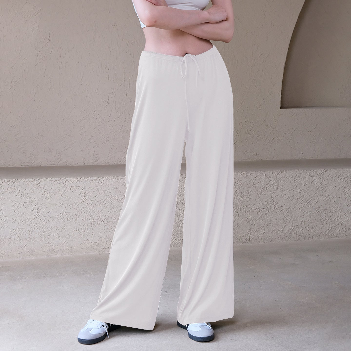 Cool, Breathable, Loose, Thin, Antibacterial, Running sports wide-leg pants