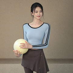 Long Sleeve with Built-In Bra Pad