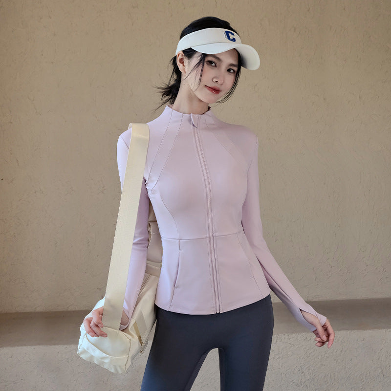 Fleece-Lined Warm Sports Top