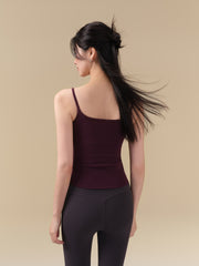 Pleated waist sports vest