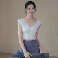 Sexy and comfortable, Slim and slim, Running sports short sleeves
