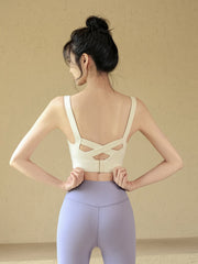High-impact back bra