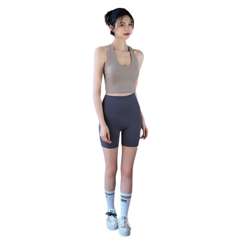 High-quality all-in-one running fitness halterneck beautiful back bra