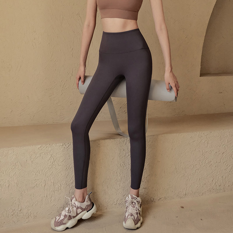 Laika nude high-waisted skinny hip-lifting trousers