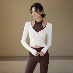Slim and slim sports long-sleeved cover-up