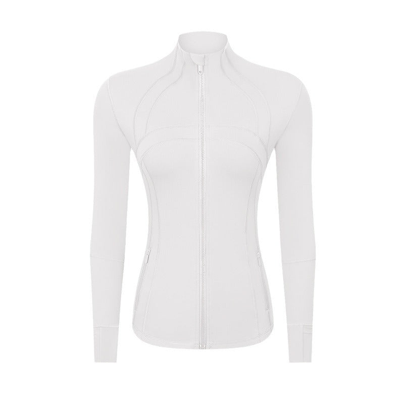 Stretchable Zipper Yoga Jacket