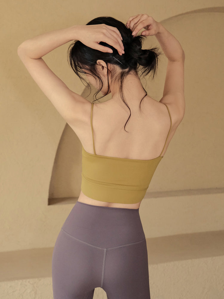 Padded back bra