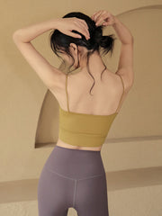 Padded back bra