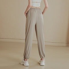 Loose drape, Quick-drying high-waisted yoga pants