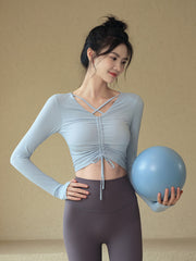 Slimming long sleeves with chest pads