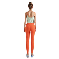 Color-blocking beautiful back twisted bra + leggings set