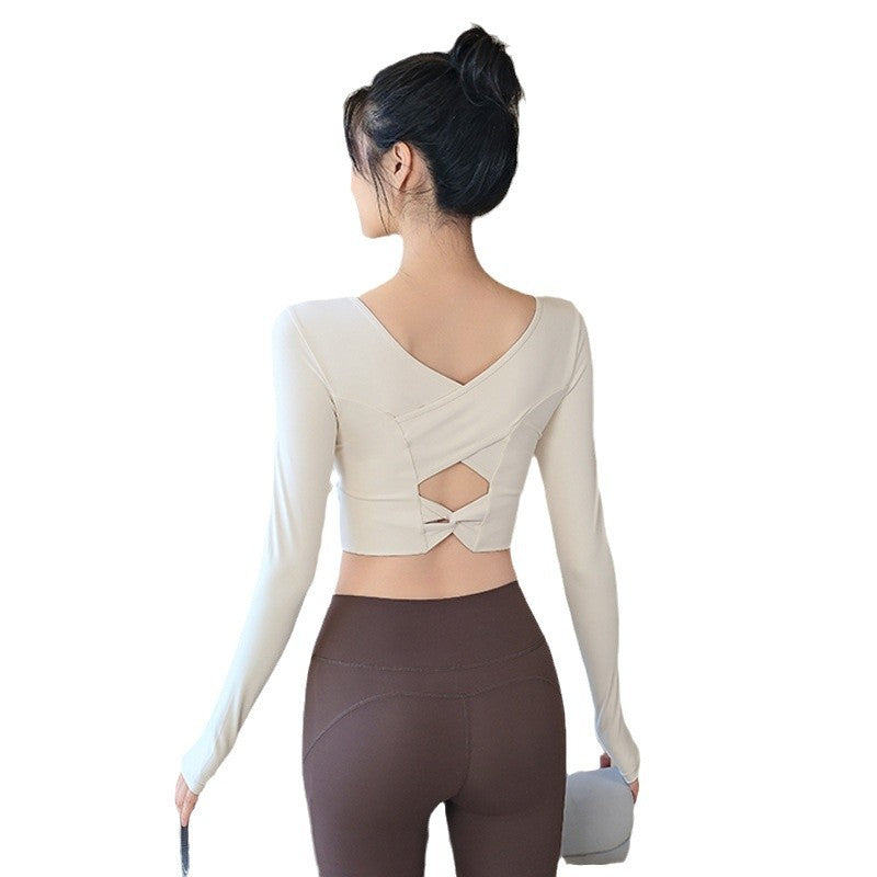 Slim-Fit Long Sleeve with Beautiful Back Design