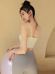 A high-end feel can be worn with a sports bra
