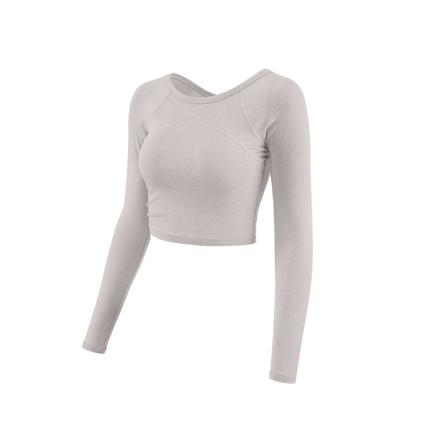 Skin-friendly and soft, Front and back, Wear yoga long sleeves