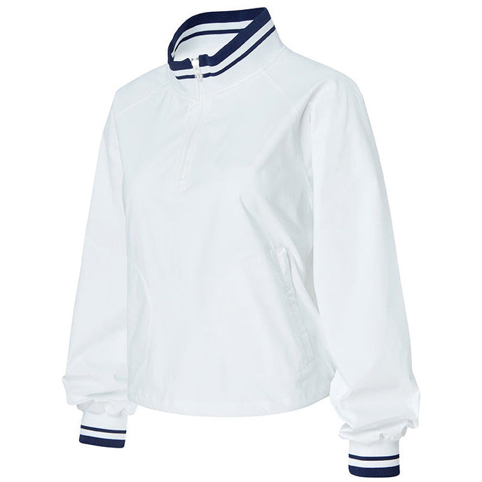 Collegiate comfortable silky sports tennis jacket