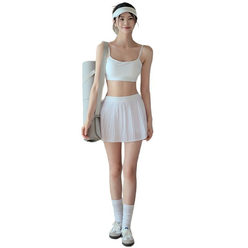 A high-quality slim back suspender bra