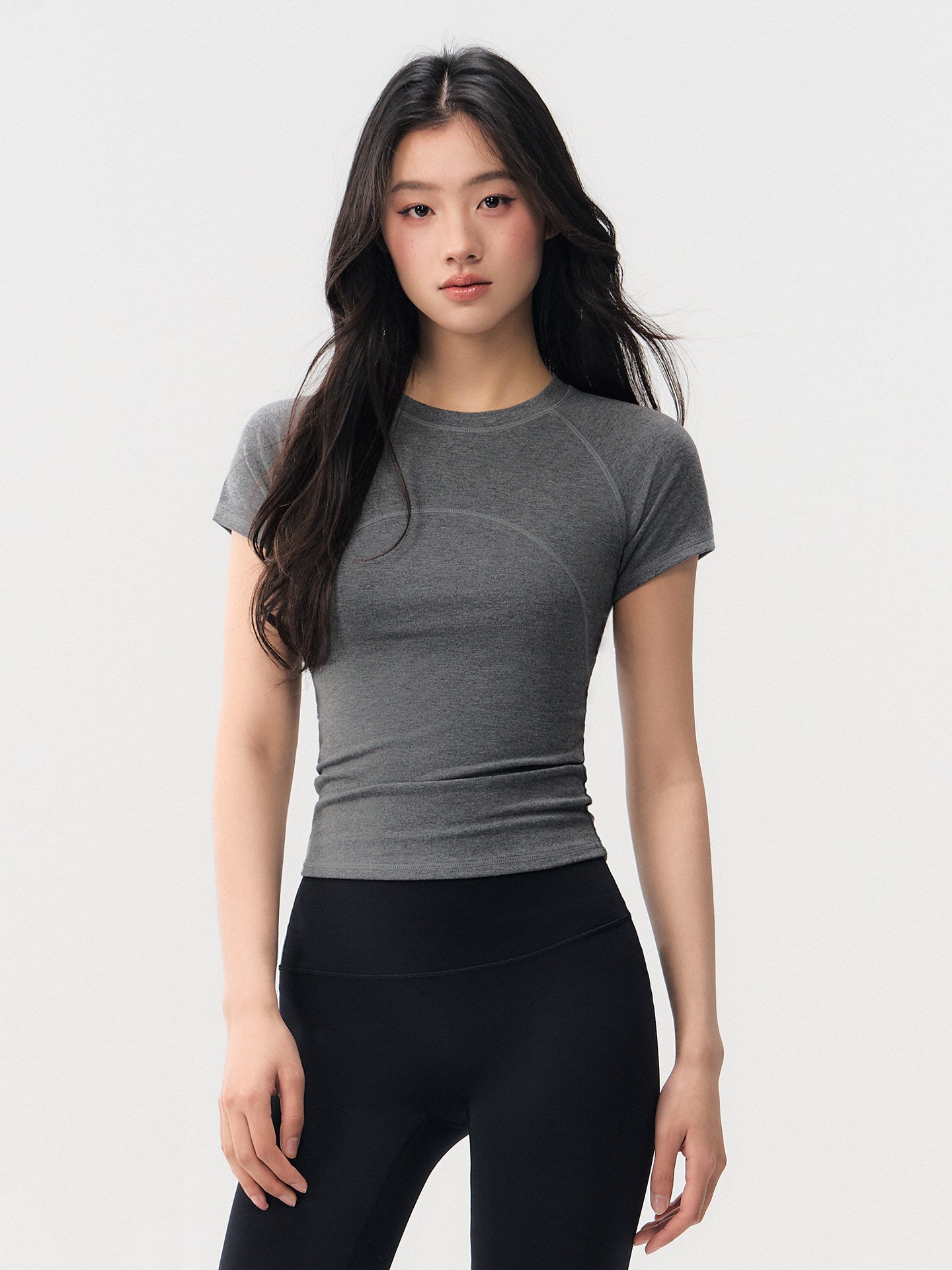 Tight high-stretch quick-drying short-sleeved T-shirt