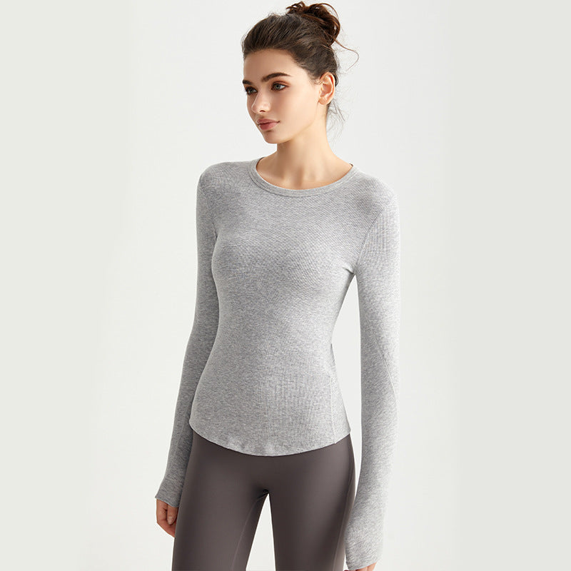 High-elasticity slim-fitting tight-fitting running sweat-absorbing quick-drying clothing