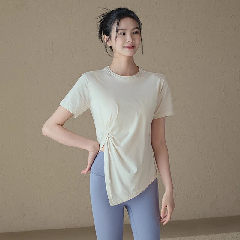 Twisted, Lightweight, Breathable short sleeves