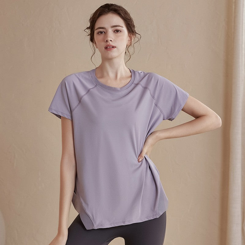 Loose slimming sports T-shirt short sleeves