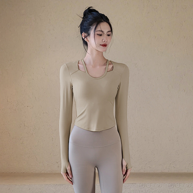 Bare Stretch Long Sleeve with Padding