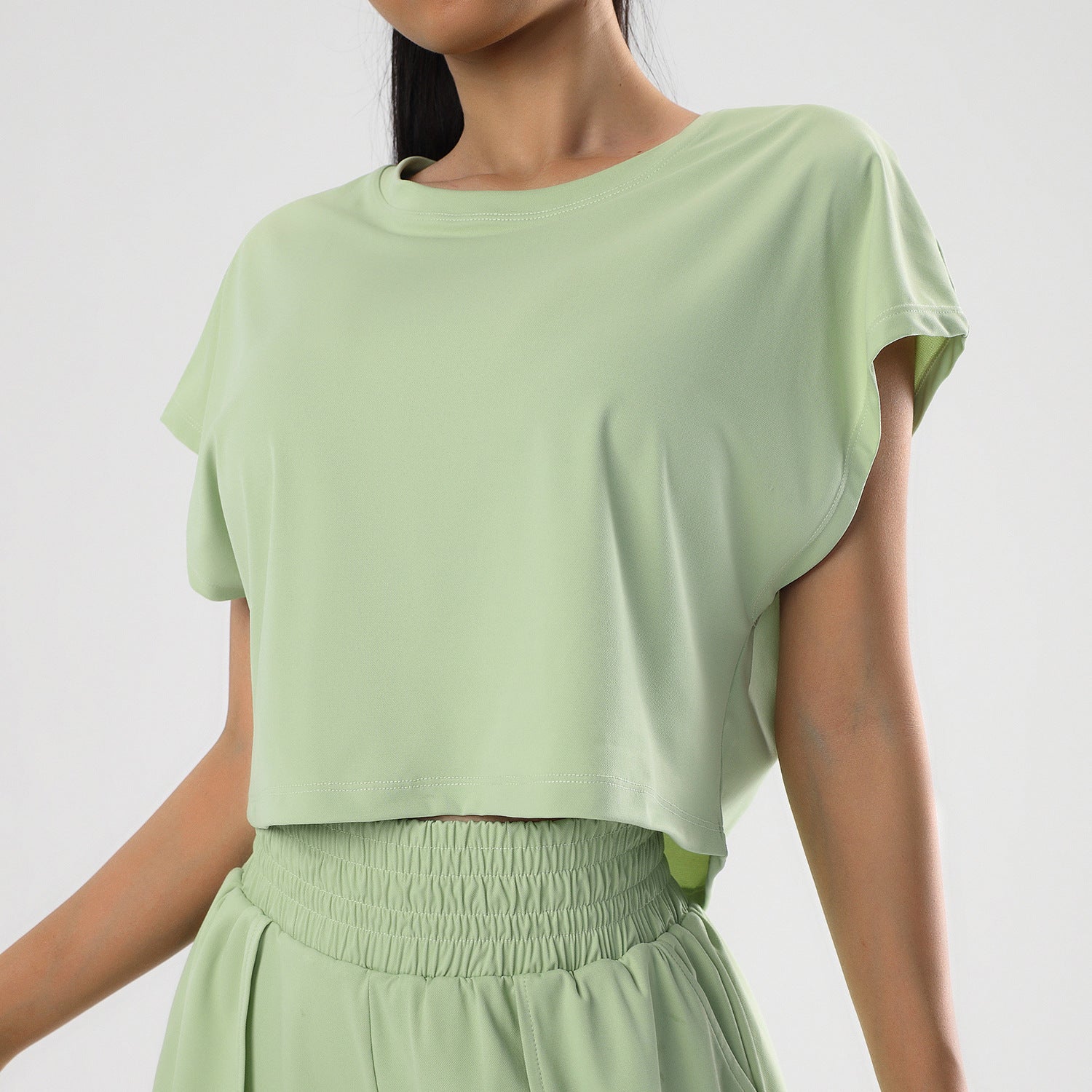 Casual simplicity quick-drying short sleeves