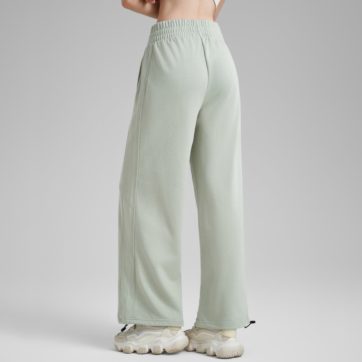 New casual leg high-waisted straight wide-leg sweatpants