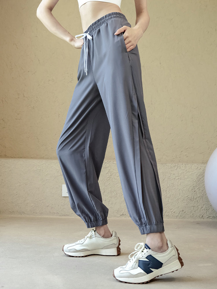 Loose Fit Joggers Quick Dry Lightweight Pants Breathable Cuffed Trousers Casual Sports Sweatpants